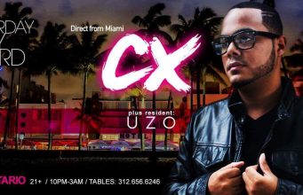 DJ CX of Power96 MIAMI + DJ UZO Saturday AT Y-BAR party time UZO